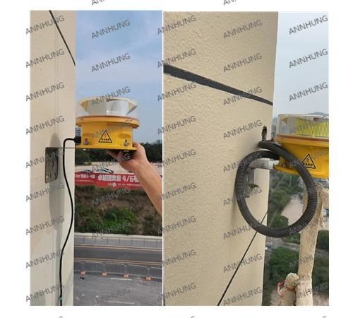 Aktueller Firmenfall über Shenzhen Longhua Xinghe Global Commercial Centre Projekt, LED-Lampen mit mittlerer Intensität für Luftfahrtobstruktionen