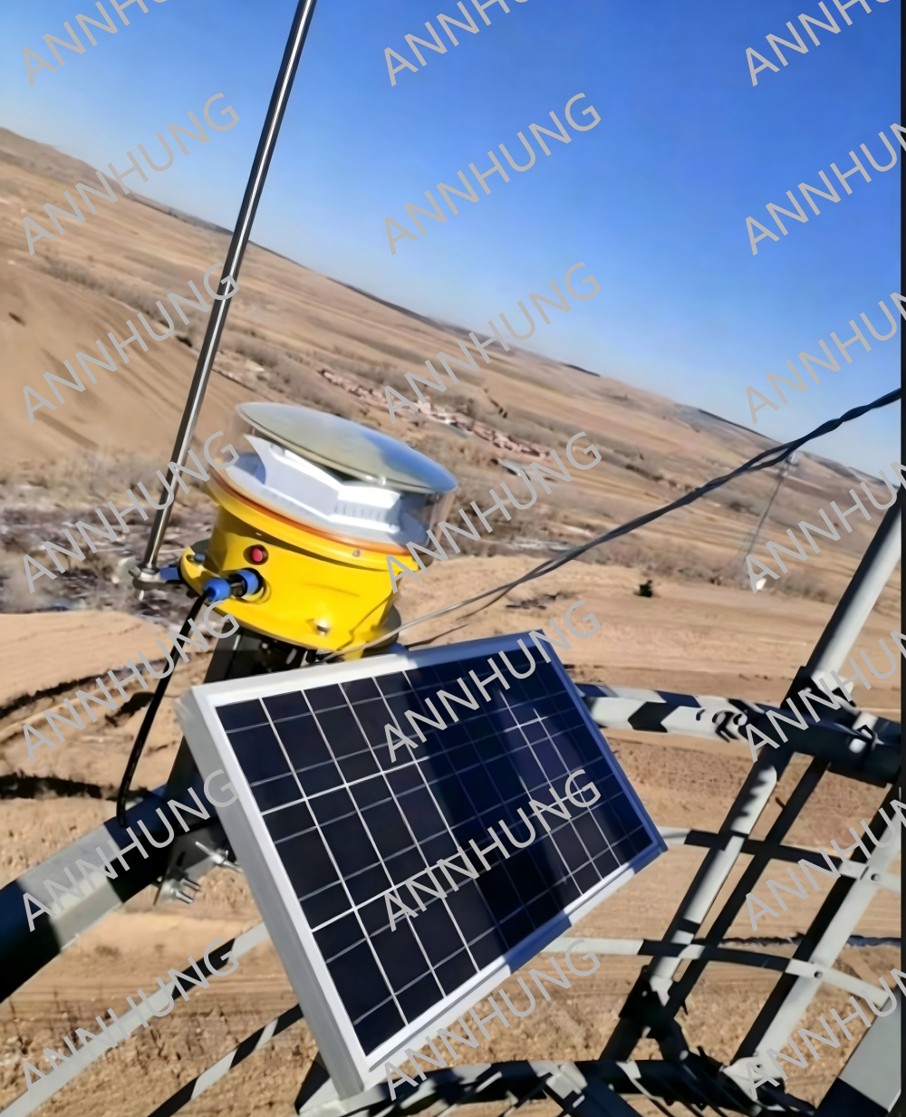 Aktueller Firmenfall über Projektbeispiel eines solarbetriebenen Flughindernisfeuers mittlerer Intensität