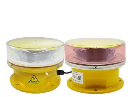 Intensitäts-Luftfahrt-VerdoppelungHindernisfeuer-beschichtete UVschutz-Pulver LED weißes rotes mittleres