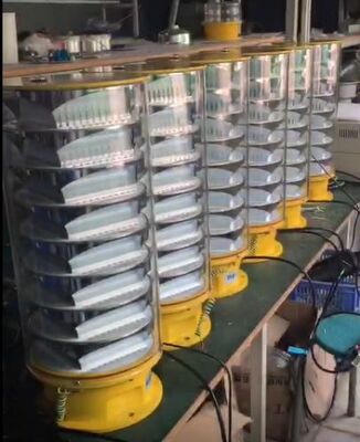 Fabrikdirektes, hochintensives, IP67 wasserdichtes 360-Grad-Abstrahlwinkel LED-Hindernisfeuer für die Luftfahrt mit 200.000 cd Intensität